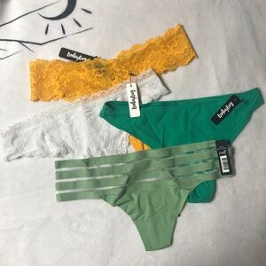 ☀3/50$!! NWT Thong Panty Bundle